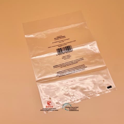 100% Recycled Flat Bag with GRS