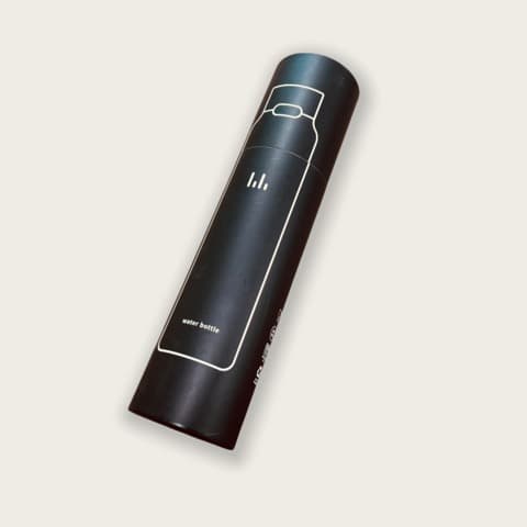 Black Water Cup Paper Tube Packaging Box