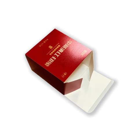 Color-printed glossy tea packaging box