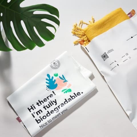 Biodegradable Color-Printed Courier Bag