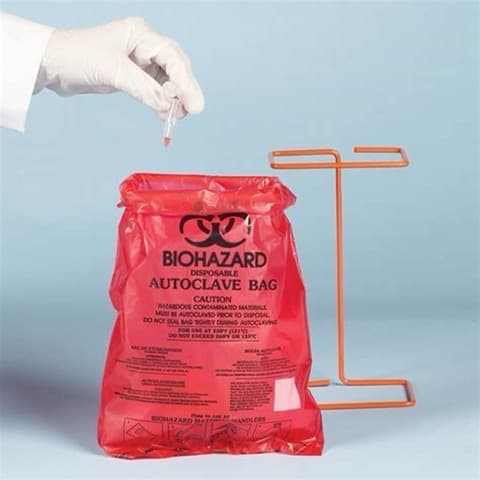 HDPE Red BIOHAZARD Bag