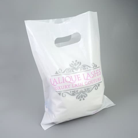 White Die Cut Bag